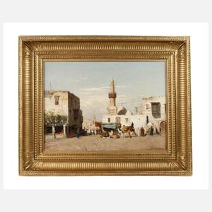 Edmund Berninger, Straßenszene in Kairo