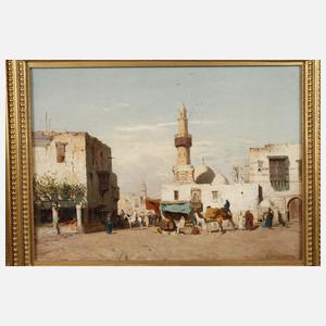 Edmund Berninger, Straßenszene in Kairo