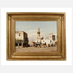 Edmund Berninger, Straßenszene in Kairo