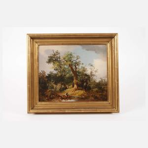 Joseph Brunner, Laubwald mit Weiher