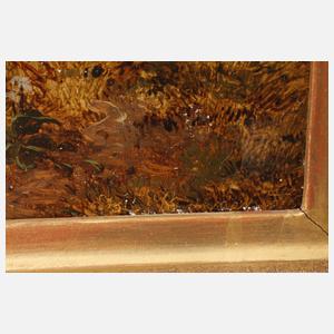 Joseph Brunner, Laubwald mit Weiher