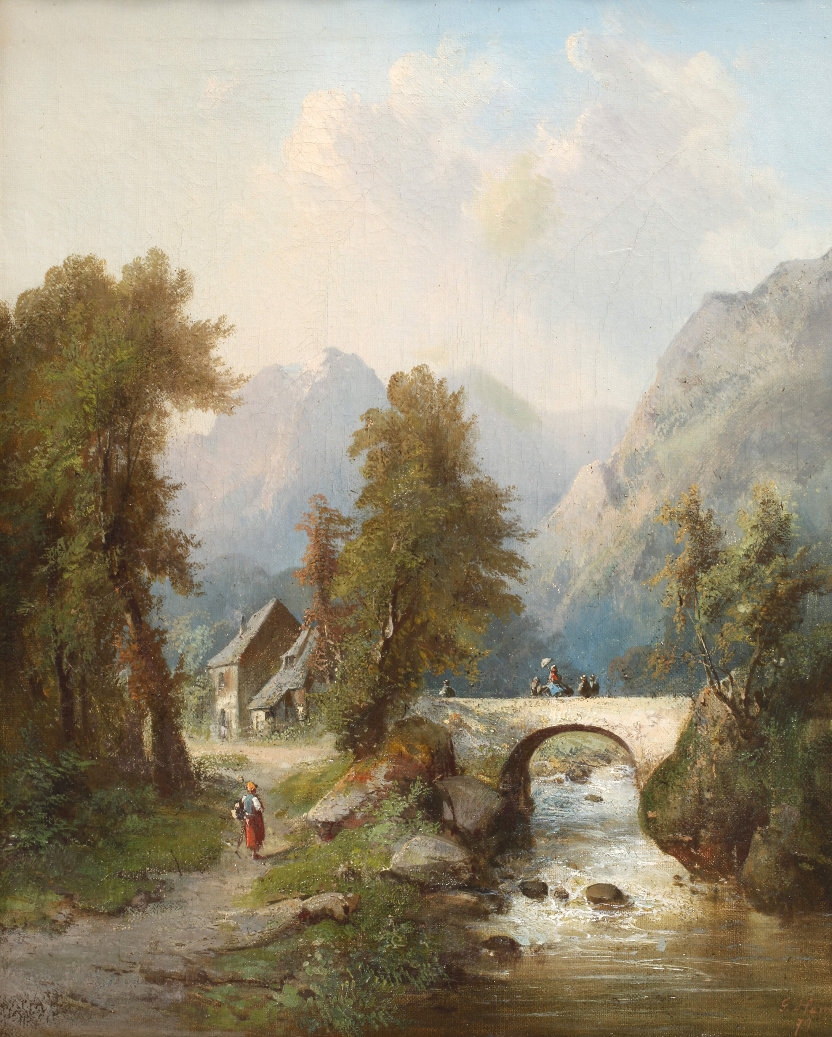 Guido Hampe, Südtiroler Hochgebirgslandschaft