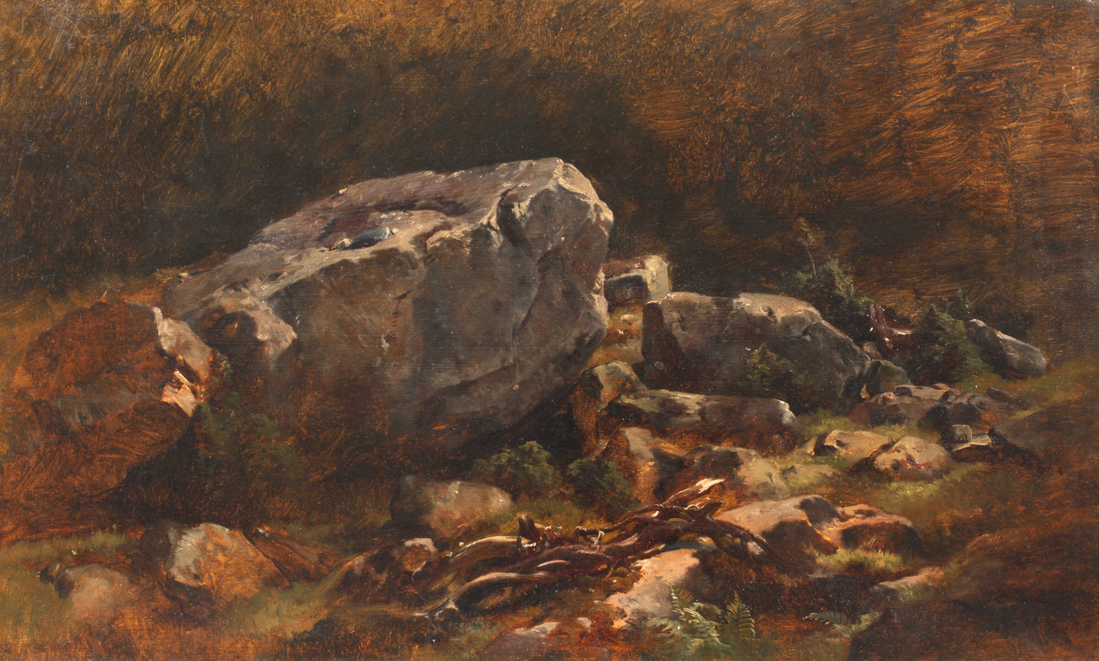 Anton Hansch, attr., Felsstudie