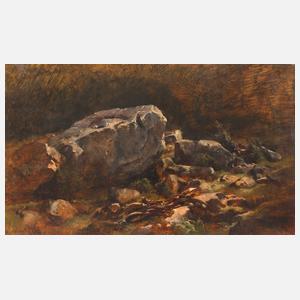 Anton Hansch, attr., Felsstudie