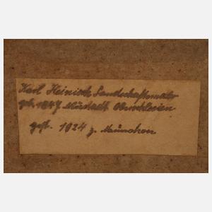 Carl Heinisch, Frühlingslandschaft