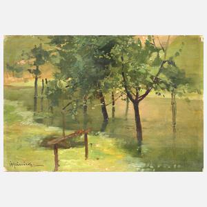 Carl Heinisch, Frühlingslandschaft