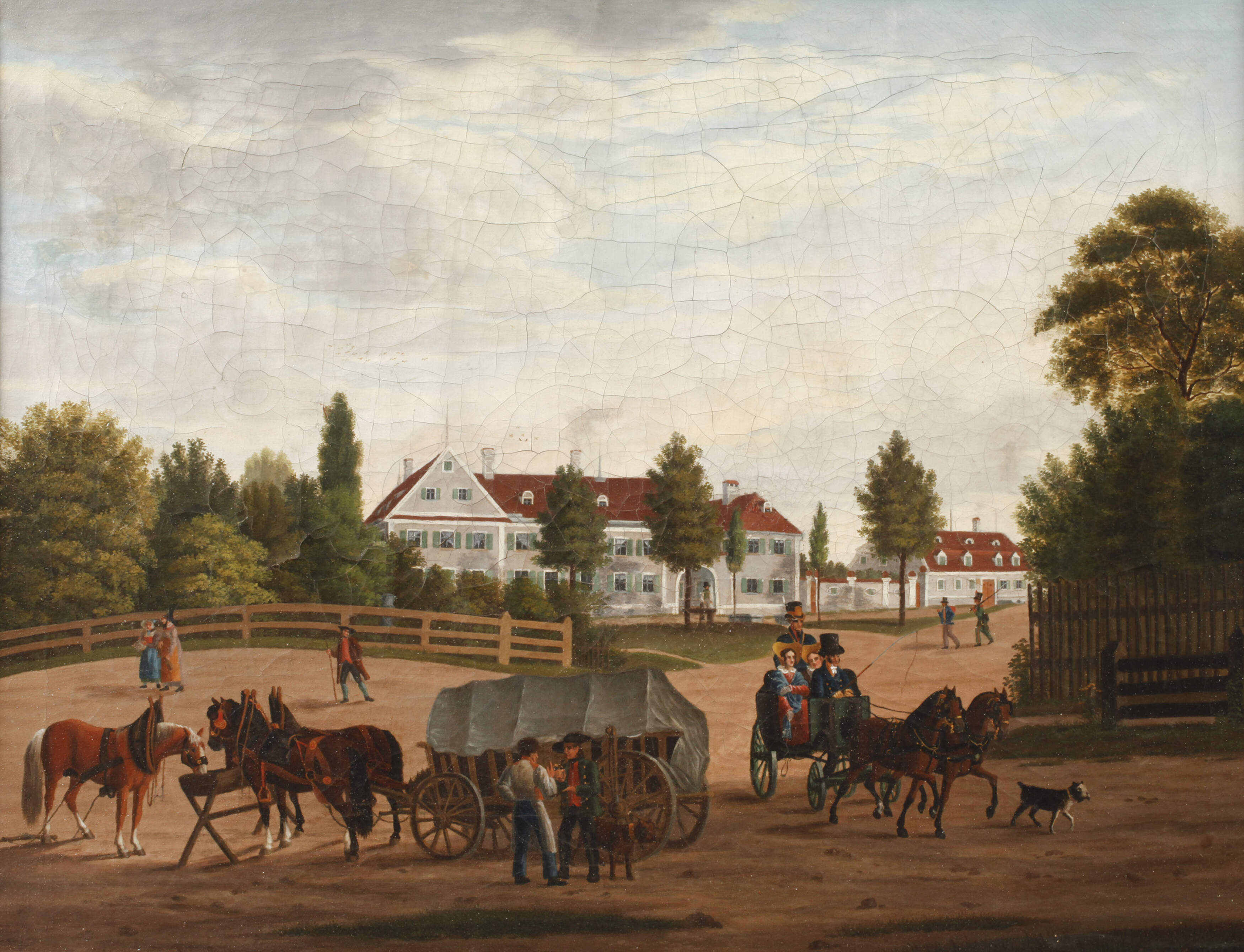 Johann Nepomuk Hofbaur, Gutshof