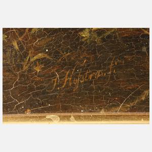 Jacob Hofstra, Landschaft mit Reitern