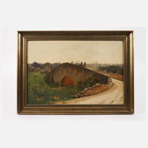 Karl F. Karthaus, Landschaft auf Korfu