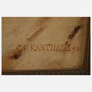 Karl F. Karthaus, Landschaft auf Korfu