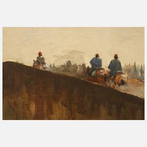 Karl F. Karthaus, Landschaft auf Korfu