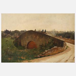 Karl F. Karthaus, Landschaft auf Korfu