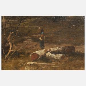 Karl Kaufmann, Reisigsammlerin im Wiener Wald