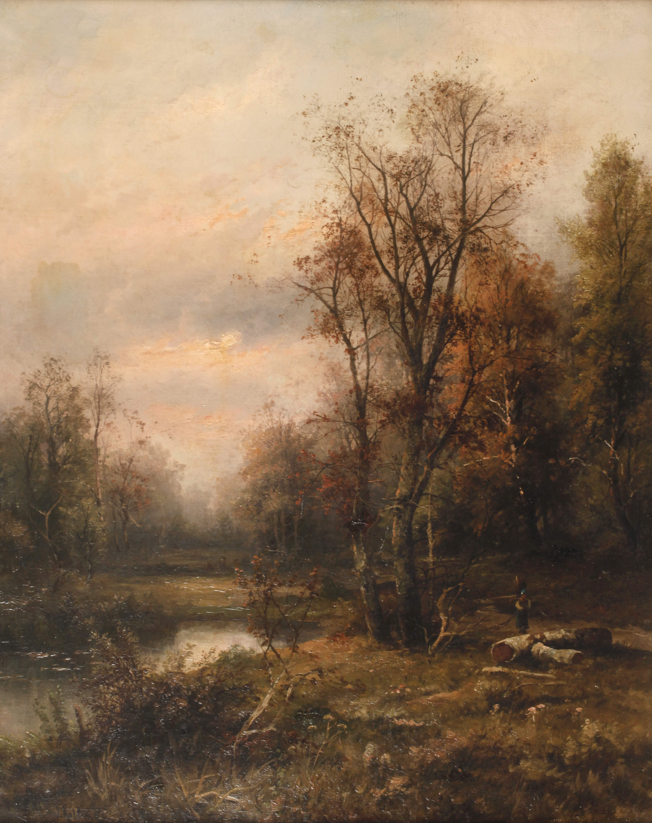 Karl Kaufmann, Reisigsammlerin im Wiener Wald