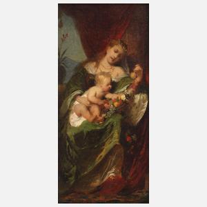 Eugen Klimsch, attr., Mutter mit Kind