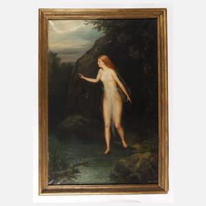 Julius Kraut, attr., Nymphe am See