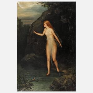 Julius Kraut, attr., Nymphe am See