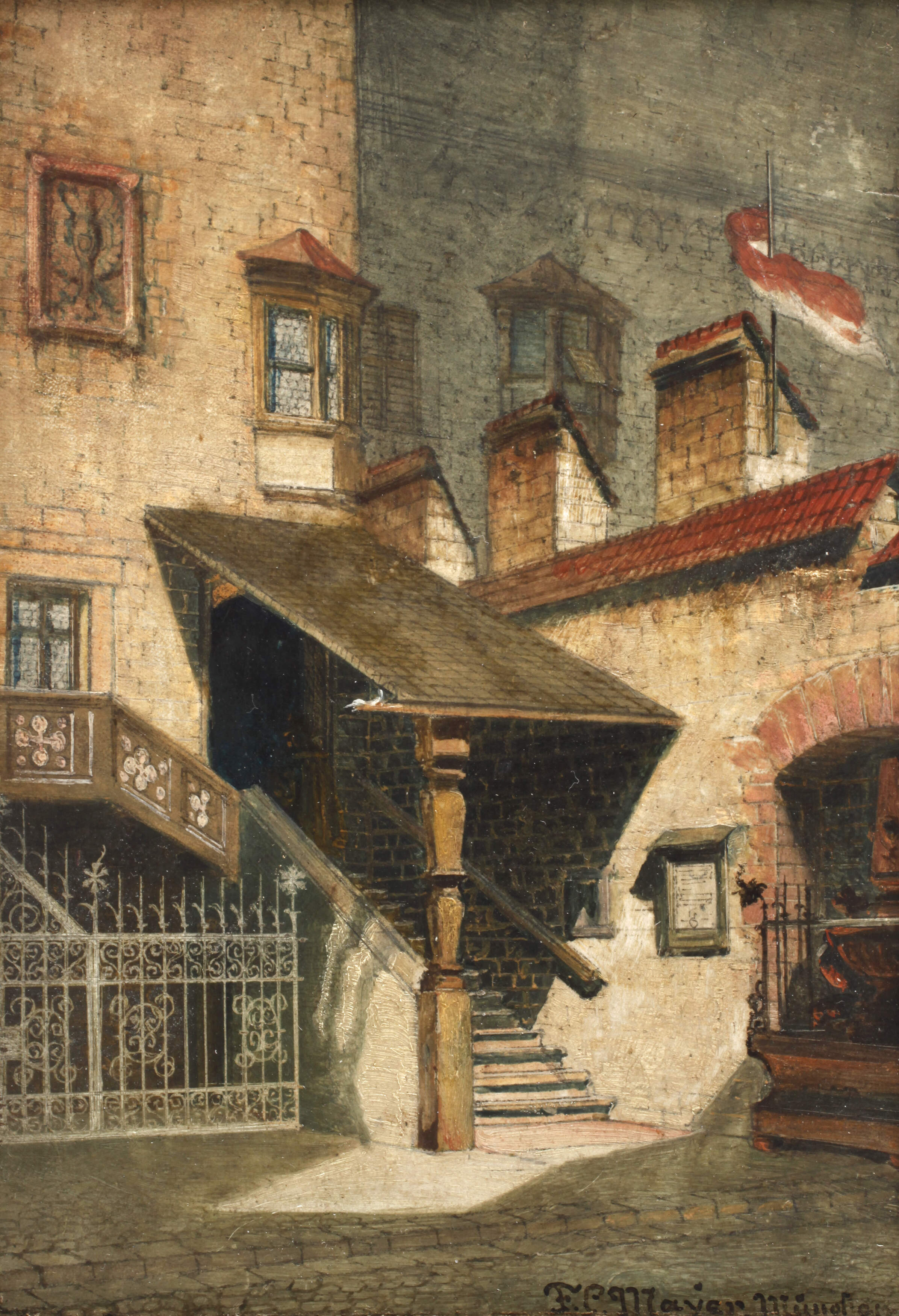 Friedrich Carl Mayer, Rathaus Hall in Tirol
