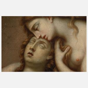 János Mihály Hesz, attr., Adam & Eva betrauern Abel