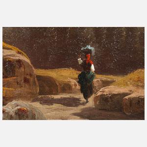 Theodor Nocken, attr., Alpenlandschaft