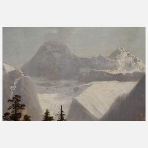 Theodor Nocken, attr., Alpenlandschaft