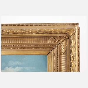 B. Oscar, Kind mit Hund auf einem Bootssteg