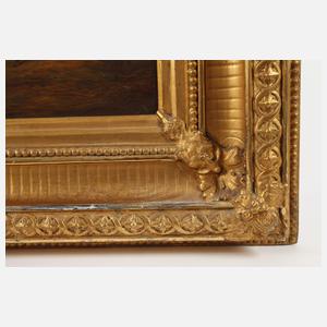 Louis Reinhardt, attr., Im Ziegenstall