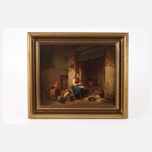 August von Rentzell, Küchenszene