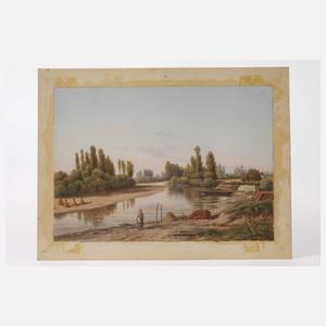 E. G. Rochefort, Bäuerin am Fluss