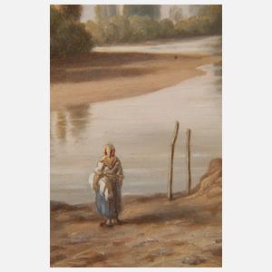 E. G. Rochefort, Bäuerin am Fluss