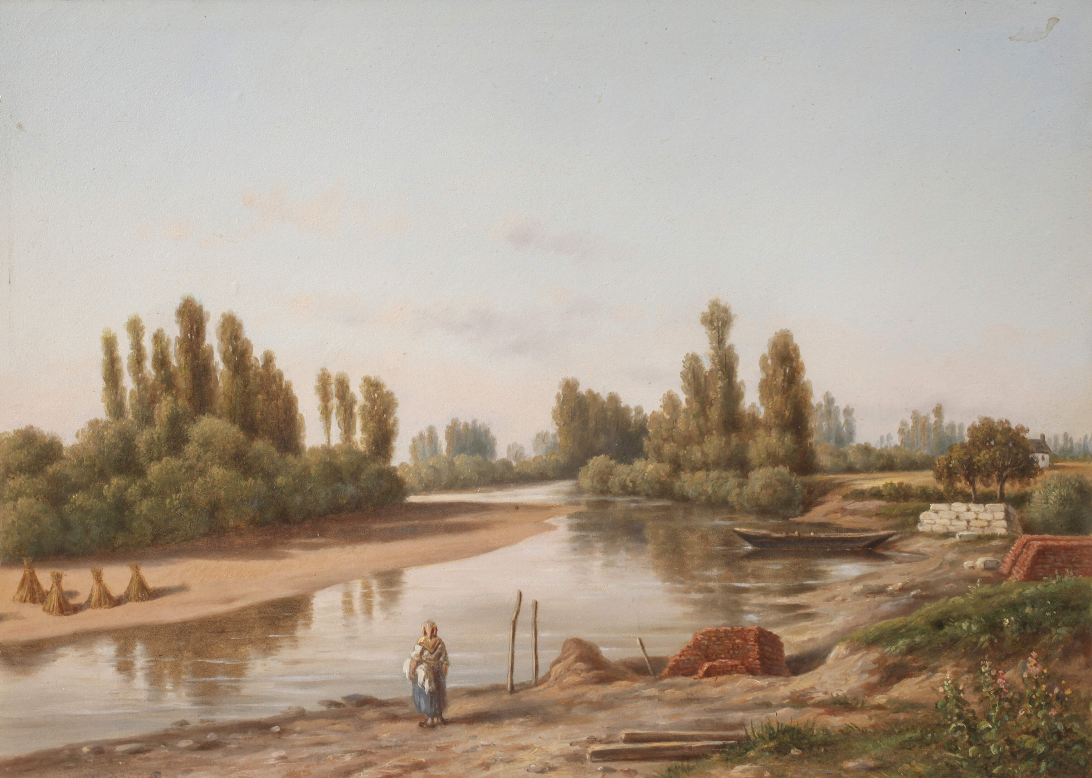 E. G. Rochefort, Bäuerin am Fluss