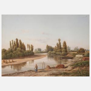 E. G. Rochefort, Bäuerin am Fluss