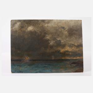 Julius Runge, Unwetter vor der Küste