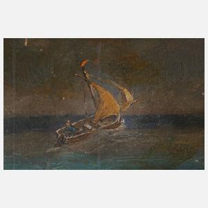 Julius Runge, Unwetter vor der Küste