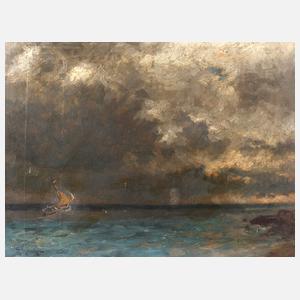 Julius Runge, Unwetter vor der Küste