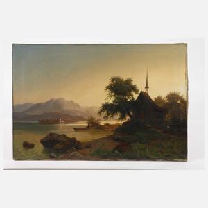 Carl Ludwig Schmitz, Romantische Seelandschaft