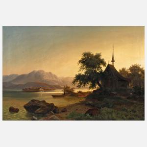 Carl Ludwig Schmitz, Romantische Seelandschaft
