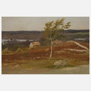 Axel Schovelin, attr., "Landschaft mit See"
