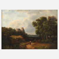 Dominik Schuhfried, attr., Burg in Sommerlandschaft111