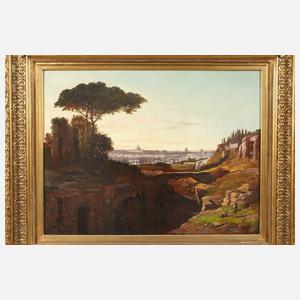 A. Simon, Blick vom Palatin zum Petersdom