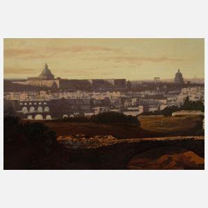 A. Simon, Blick vom Palatin zum Petersdom