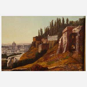 A. Simon, Blick vom Palatin zum Petersdom