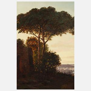 A. Simon, Blick vom Palatin zum Petersdom