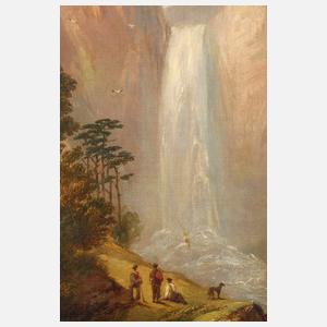 Edward Train, Der Wasserfall