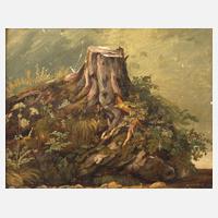 Friedrich Voltz, Studie eines Baumstumpfs111