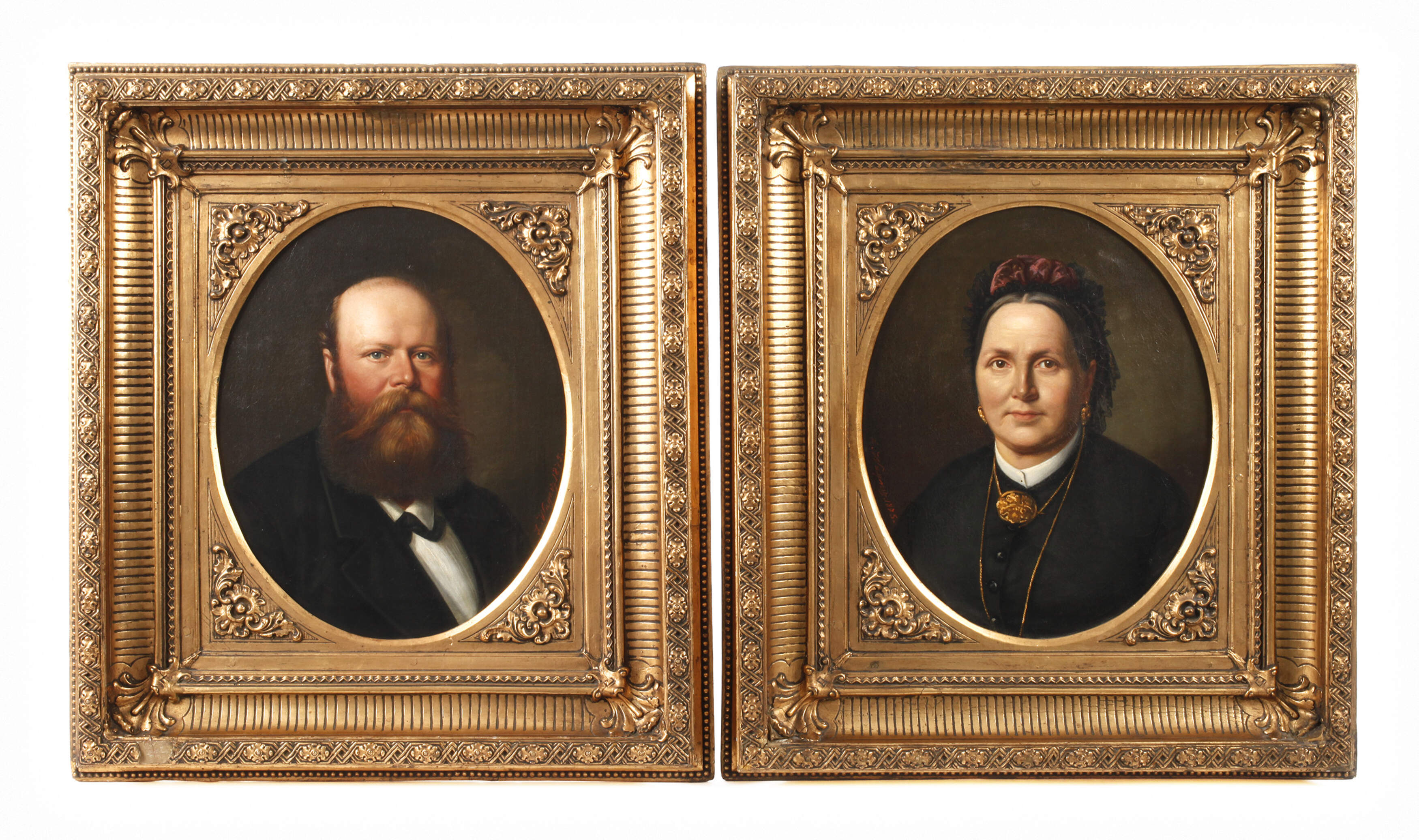 L. Wagner, Paar Gründerzeitportraits