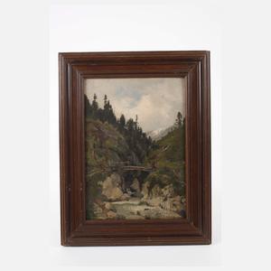 Fritz von Wille, attr., Gebirgsbach
