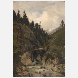 Fritz von Wille, attr., Gebirgsbach