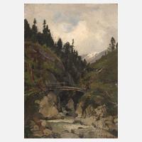 Fritz von Wille, attr., Gebirgsbach111
