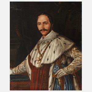 König Maximilian II. von Bayern im Krönungsornat